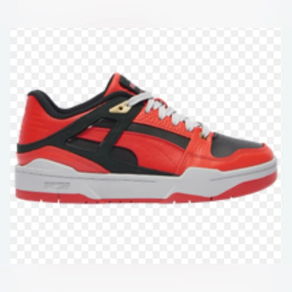 Puma Red and Black Athletic Shoes